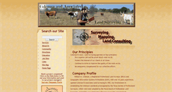 Desktop Screenshot of colemansurveying.com